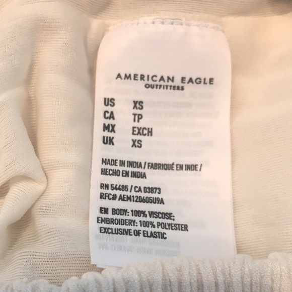 American Eagle Outfitters Halter Neck Embroidered Cropped Jumpsuit Size XS - Picture 7 of 13